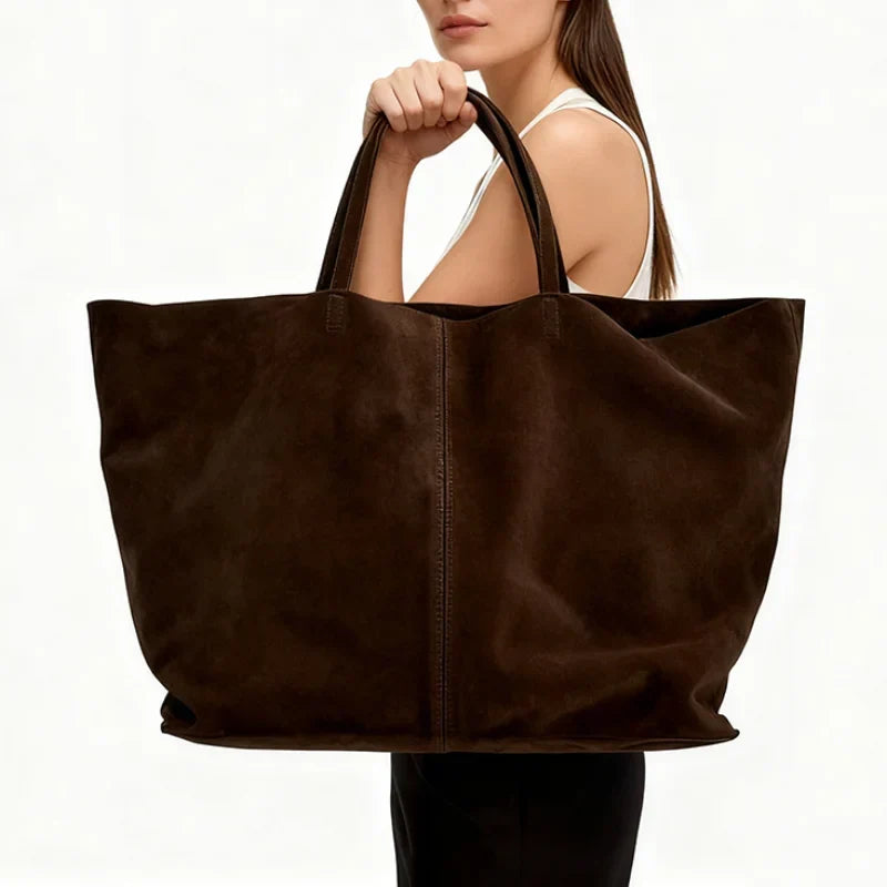 Retro Frosted Tote Shoulder Bag